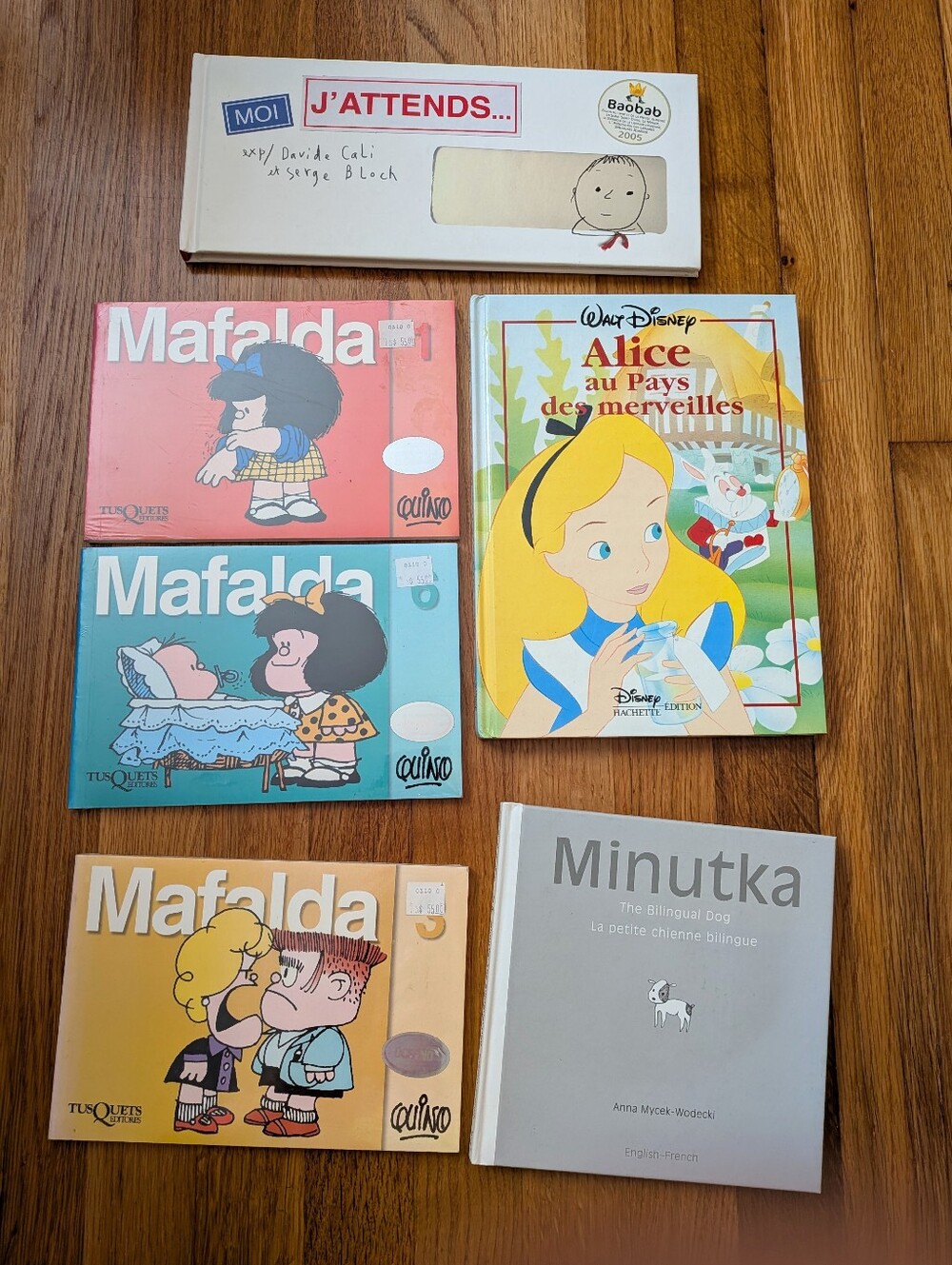 6 French Children's Books Mafalda